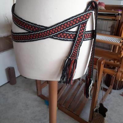 ISATISSE CEINTURE MOTIF EN QUINCONCE