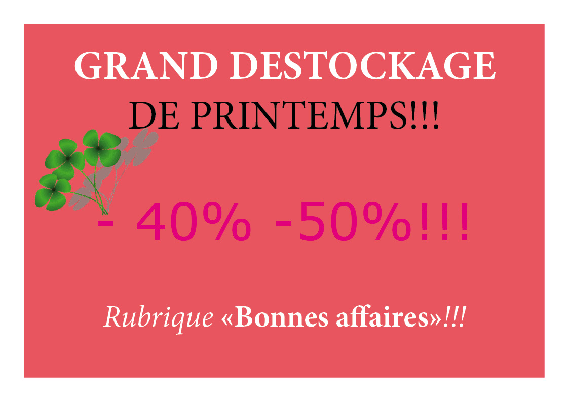 Destock printemps